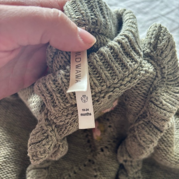 Wild Wawa Ruffle Knit Sweater sz 18-24 mo - Picture 2 of 2